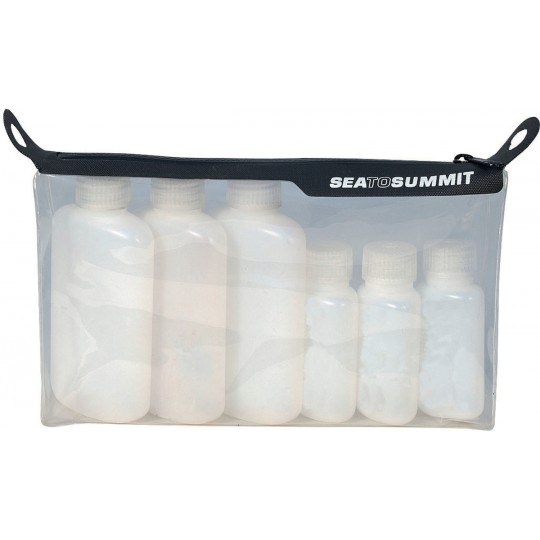 Sachet 6 Flacons Sécurité Avion-aéroport TSA SeaToSummit