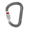 Mousqueton escalade WILLIAM Screw Lock gris Petzl