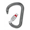 Mousqueton escalade WILLIAM Screw Lock gris Petzl