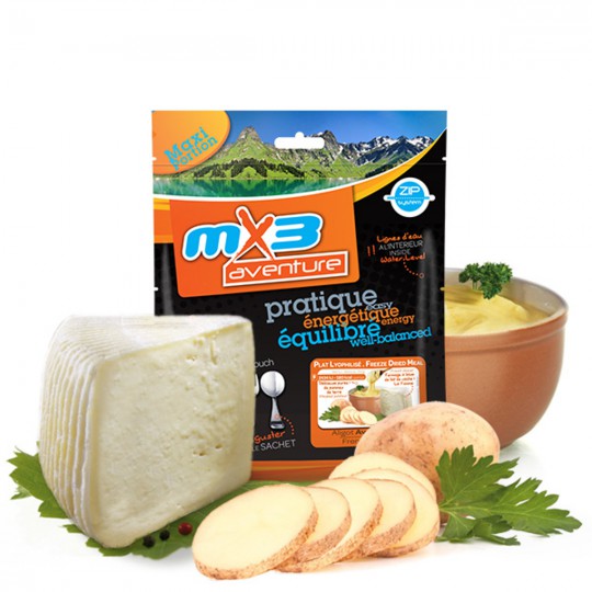 Plat Lyophilisé Aligot Aveyronnais 580 Kcal MX3