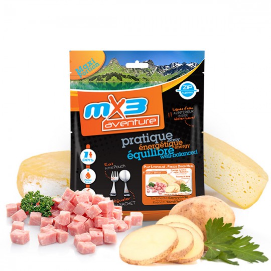 Plat Lyophilisé Tartiflette Savoyarde 601 Kcal MX3