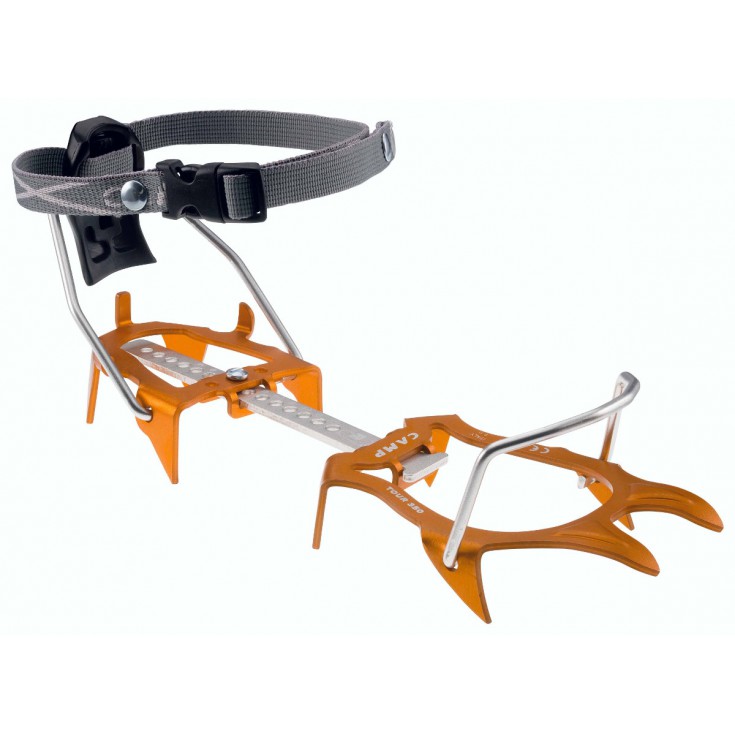 Crampons alu TOUR 350 AUTO + Antibotte CAMP Montania Sport