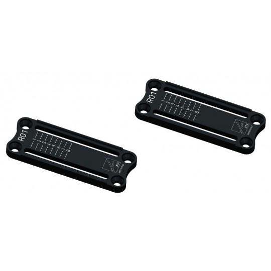 Plaque Ajustement 30mm R01 noire pour fixations ATK Bindings