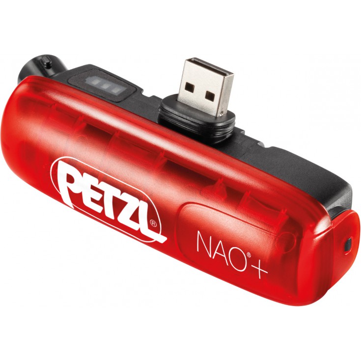 Batterie rechargeable Accu NAO+ rouge Petzl Montania Sport