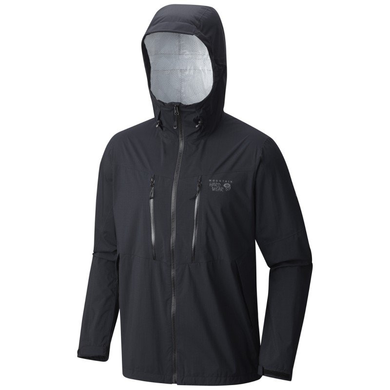 Veste imperméable homme 2.5L Stretch THUNDERSHADOW Jacket noire