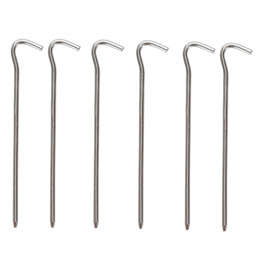 Lot de 6 piquets STEEL PEG 22cm Vaude