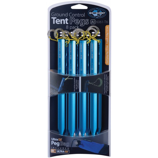 Lot de 8 piquets de tente GROUND CONTROL 16g SeaToSummit