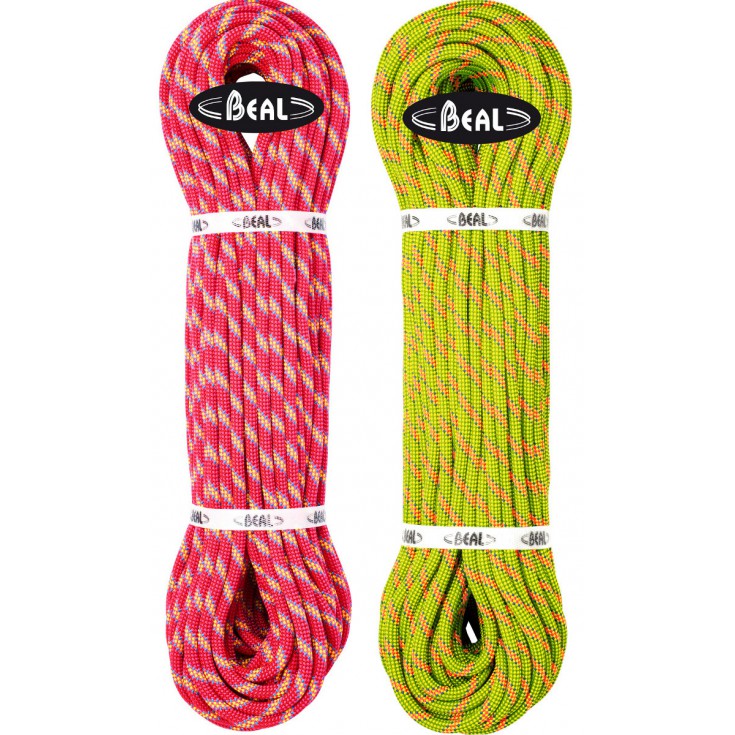 Corde 2x50m LEGEND 8.3mm vert-rose Beal