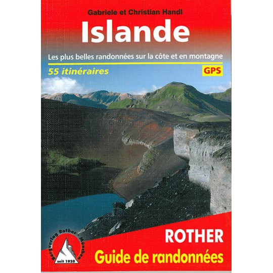 Livre Guide de Randonnée ISLANDE -Handl- Editions Rother