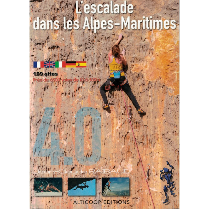 Livre Topo Escalade dans les Alpes Maritimes 2017 - Jean-Claude