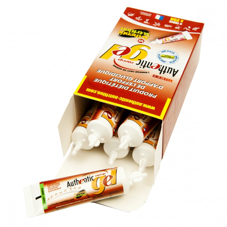 Energy Gel Pêche Authentic Nutrition Montania Sport