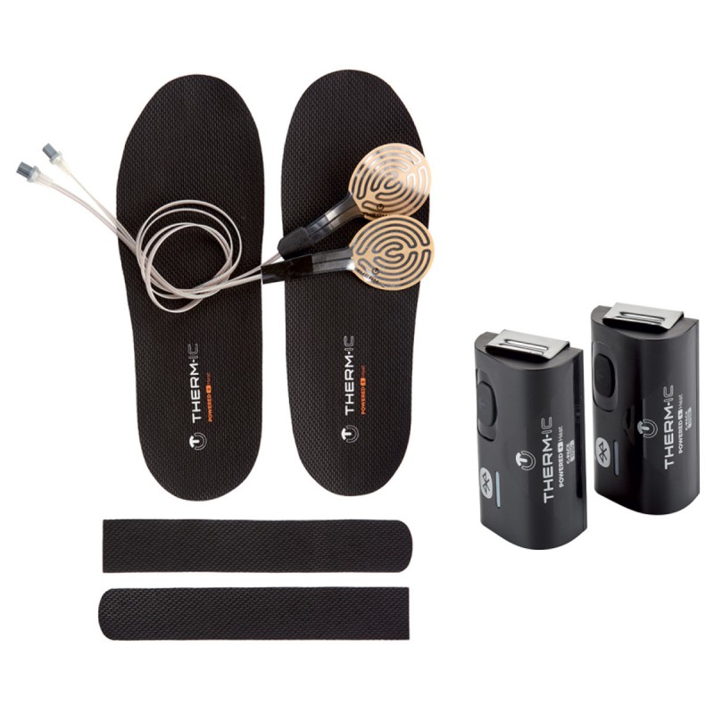 Semelles Ski Chauffantes SET HEAT KIT + CPACK 1700B BLUETOOTH THERMIC