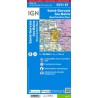 Carte Résistante Plastifiée TOP 25 IGN 3531 ETR SAINT GERVAIS LES BAINS-MONT BLANC 2017