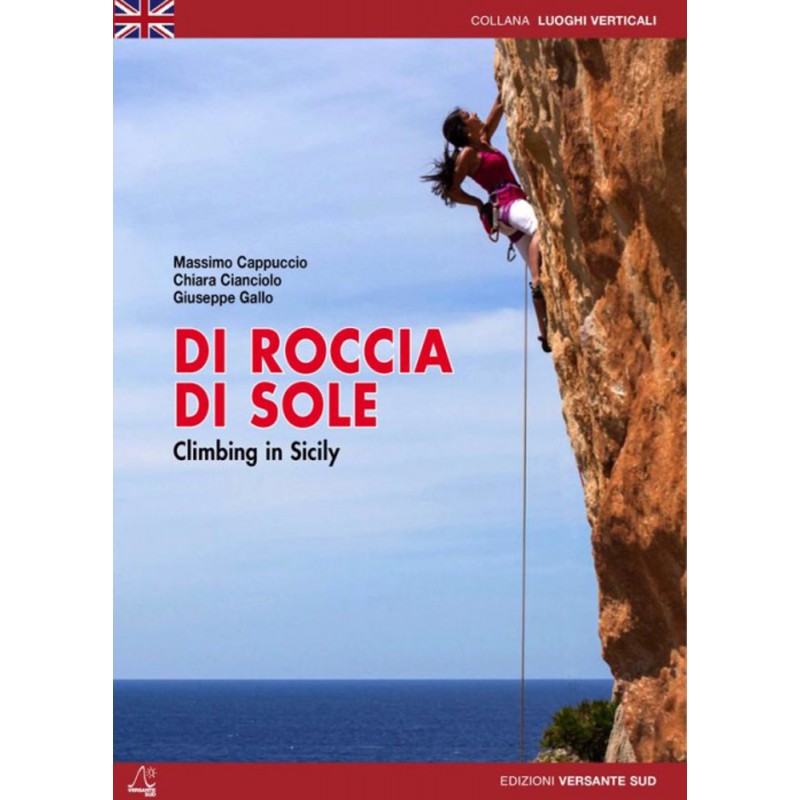 Livre Topo Escalade en Sicile DI ROCCIA DI SOLE Climbing in Sicily
