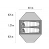 Tente Elixir 2 verte + Footprint MSR GEAR