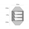 Tente Elixir 3 verte + Footprint MSR GEAR