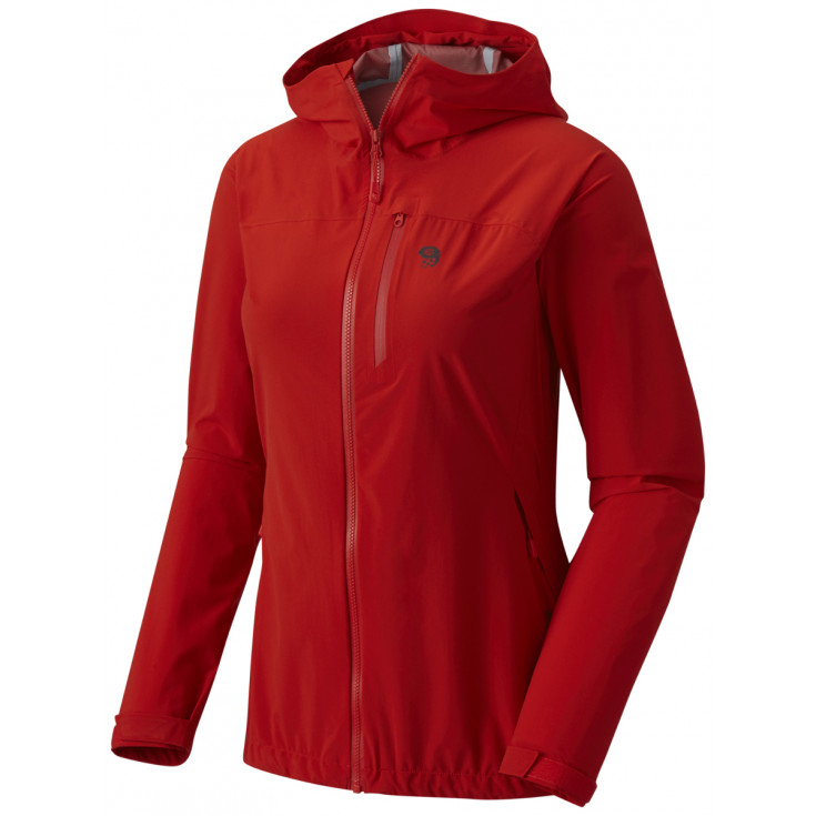5l Ozonic Veste Stretch W Fiery Red Femme 2 Jacket Imperméable xCCwXqZtB