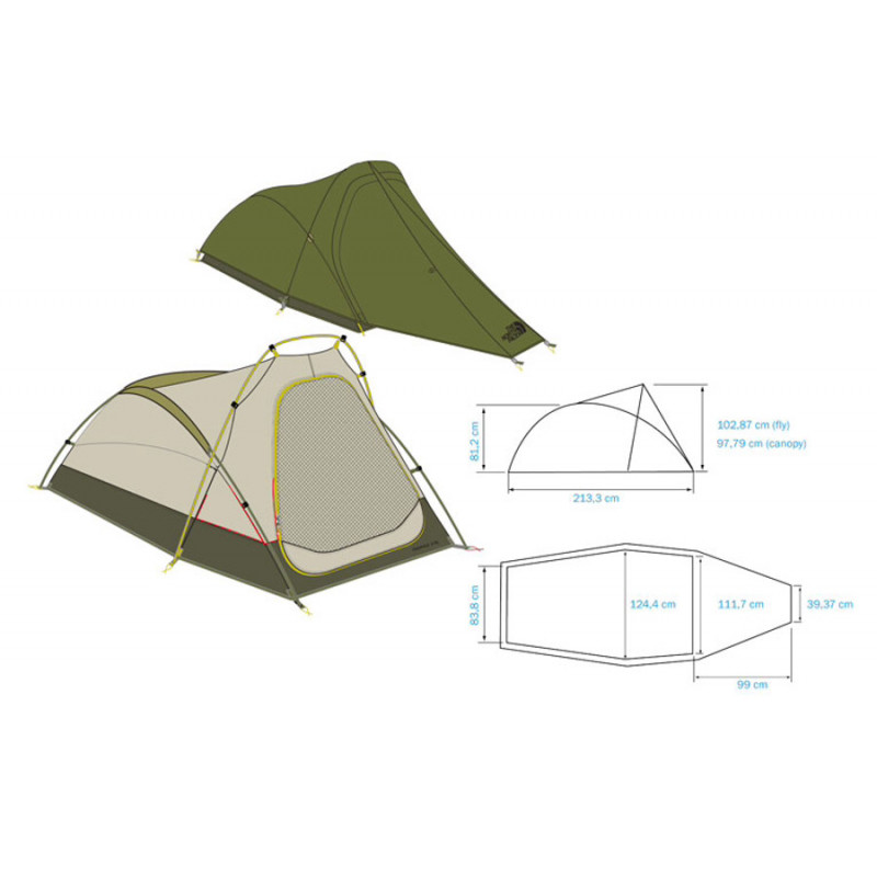 north face tadpole tent