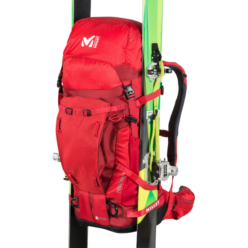 Sac à dos PEUTEREY INTEGRALE 35+10 rouge Millet Montania Sport