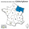 Cartes numériques IGN ZONE 4 GlobeXplorer