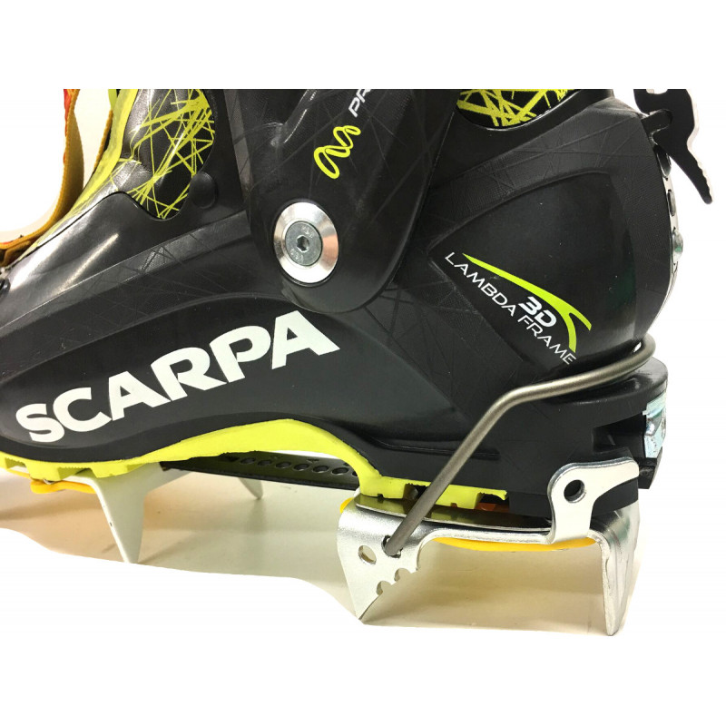 Crampons ski alu 10P SKI TOUR SKIMATIC 2.0 Grivel + antibottes