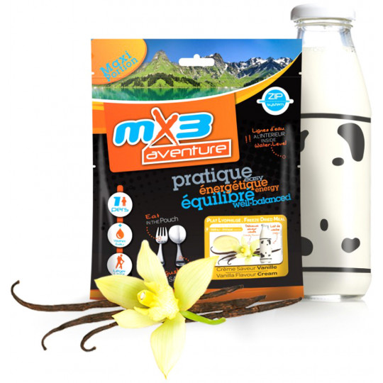 Plat Lyophilisé CREME SAVEUR VANILLE 314 Kcal MX3