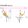 Anneau Dynaloop 150cm rose Beal