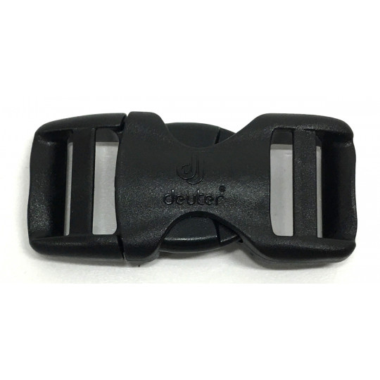 Boucle sac à dos 2 double 20mm noire Deuter