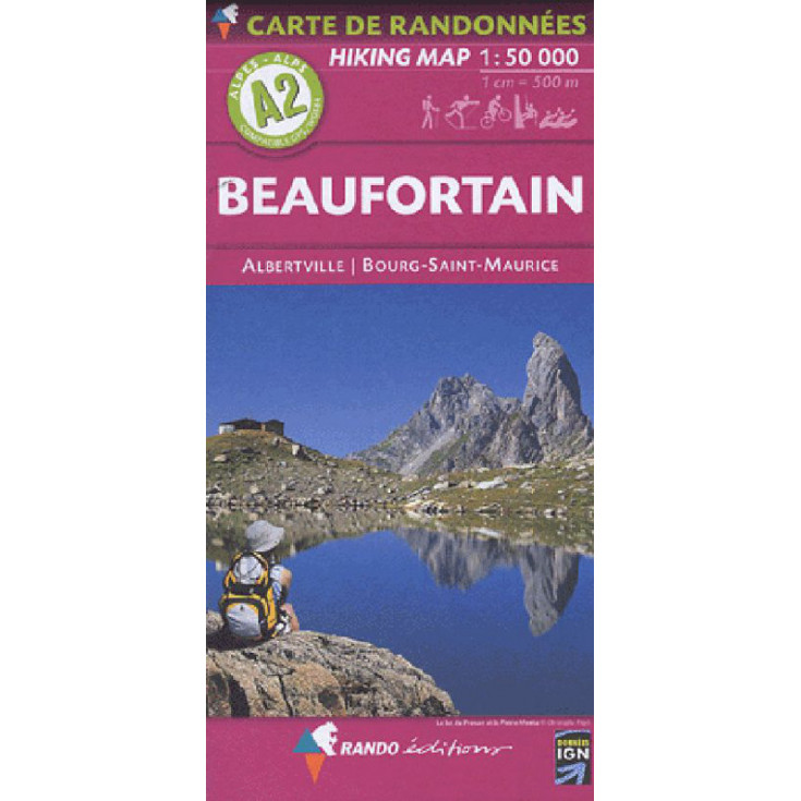 Carte RANDO Editions IGN 1/50000 BEAUFORTAIN