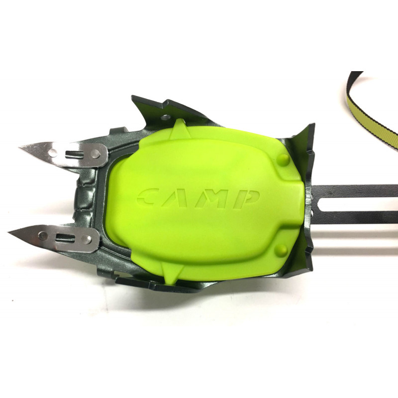 Crampons ski alu 10P SKIMO NANOTECH noirvert CAMP + antibottes
