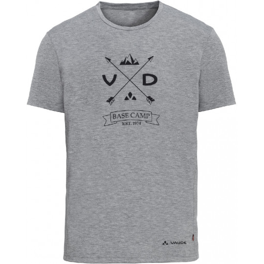 Tee-shirt respirant homme GLEANN gris shiné Vaude