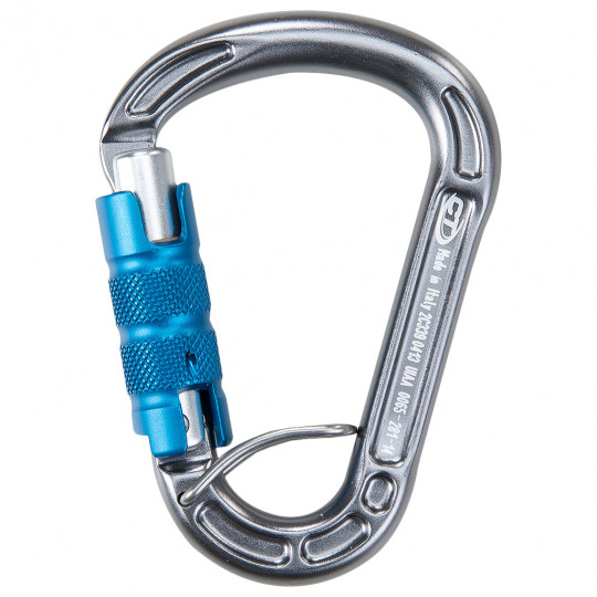 Mousqueton assurage HMS CONCEPT TGL gris-bleu Climbing Technology