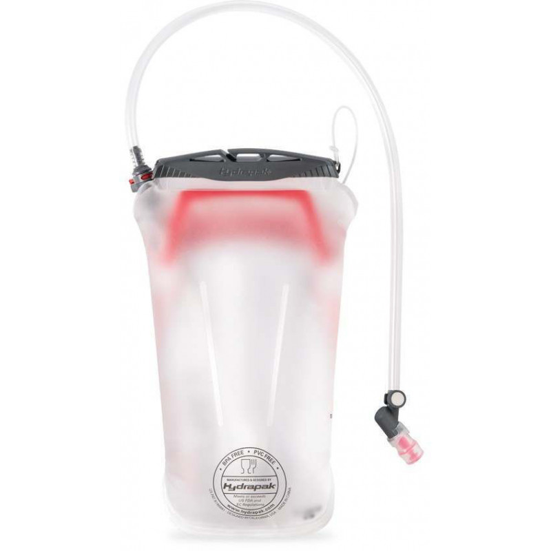 Poche à eau réservoir HYDRAULICS LT 1.5L Red Osprey Packs Montania Sport