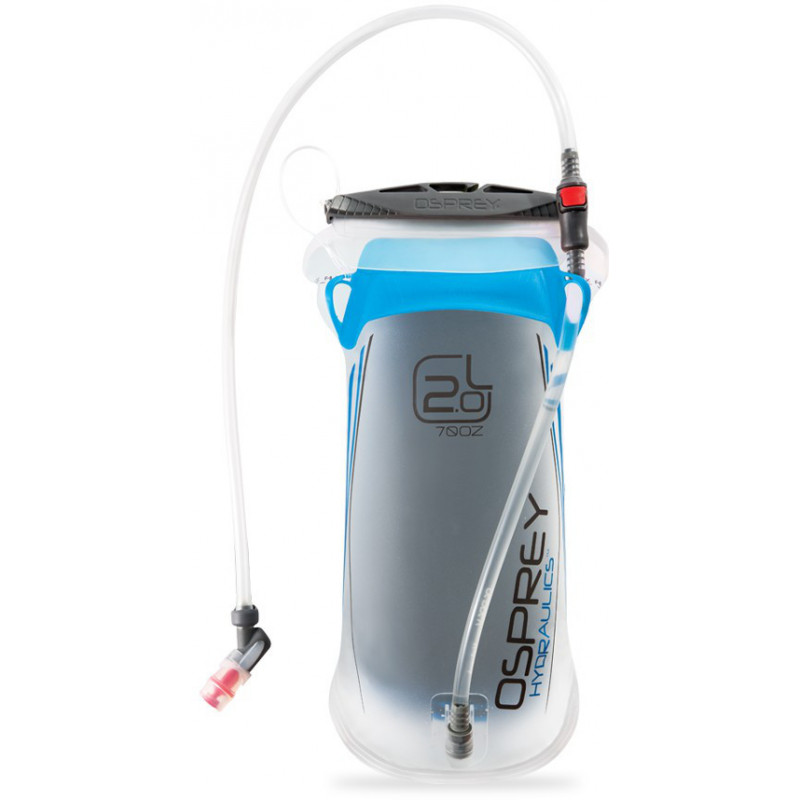 Poche à eau réservoir avec plaque soudée HYDRAULICS 2L Blue Osprey Packs Montania Sport