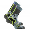 Lot de 3 paires de chaussettes de randonnée TREK WAY gris-vert Thyo