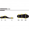 Semelles chaussures GEL AMORTISSANT CUSHIONING Sidas 