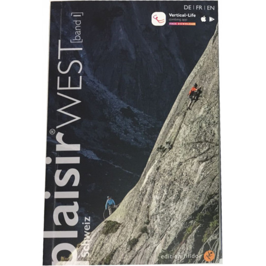 Livre Topo Escalade PLAISIR WEST 2019 Tome 1 Editions Filidor DE-FR-EN