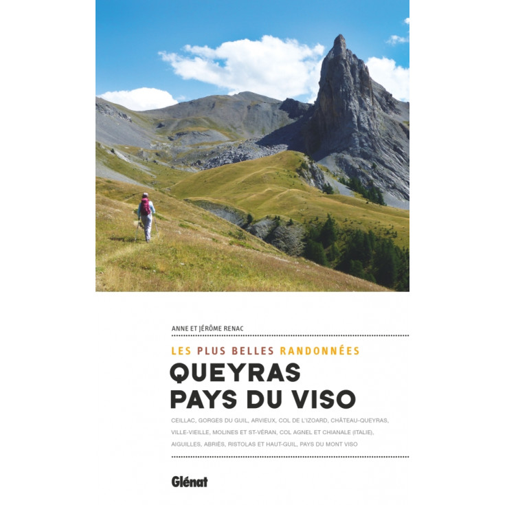Livre Les plus belles randonnées QUEYRAS-PAYS DU VISO - Anne et Jérôme Renac - Editions Glénat