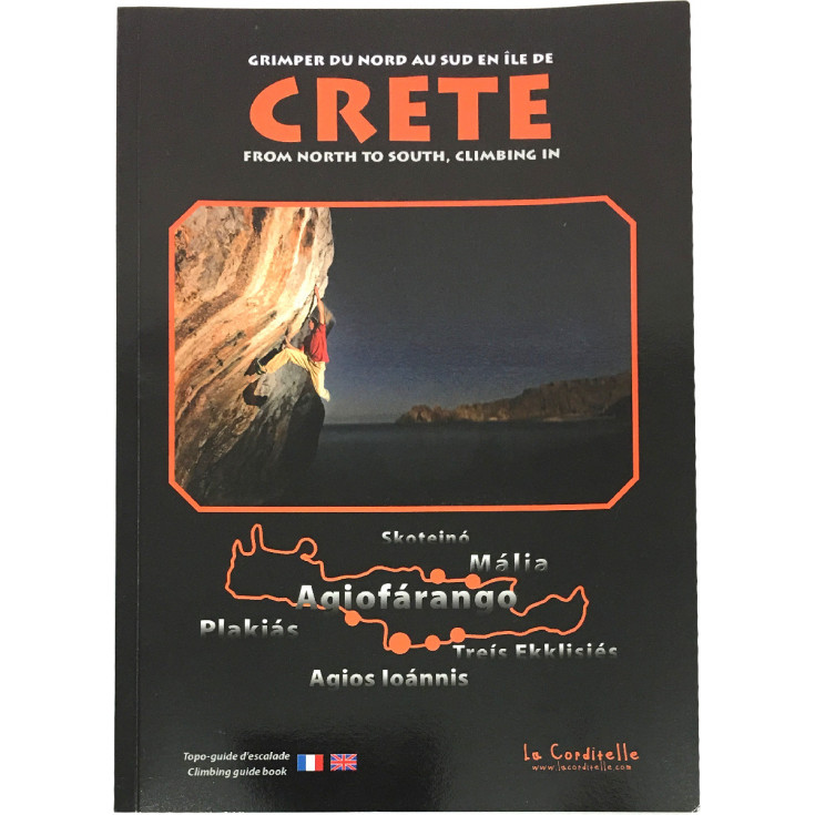 Livre Topo Escalade - CRETE - AGIOFARANGO - Philippe Bugada - La Corditelle