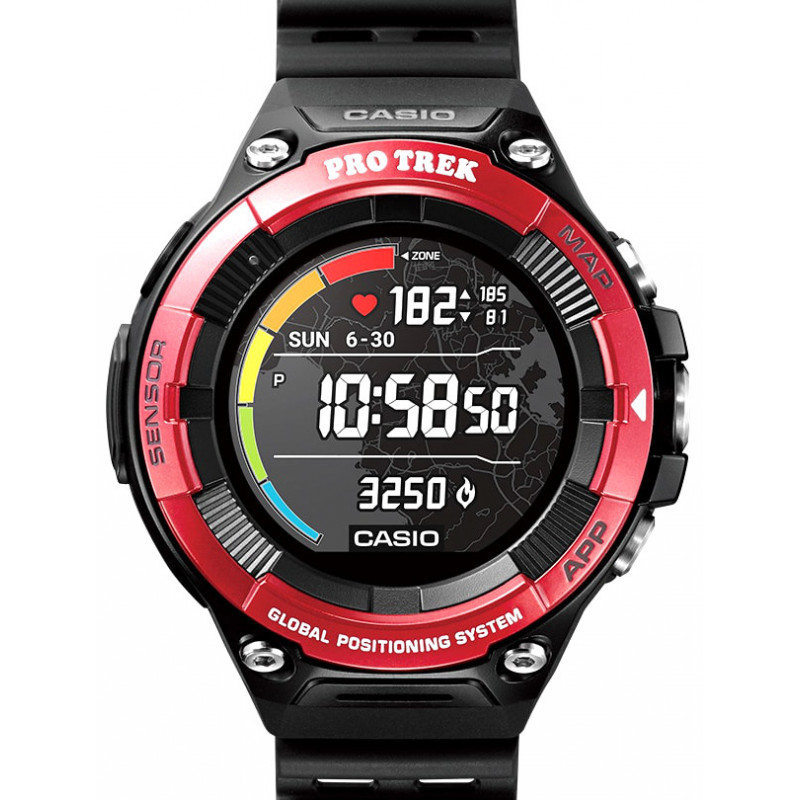 Casio Sgw Montre Gps AltimÃ¨tre Montre Altimetre Solaire