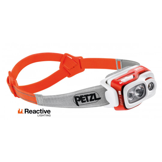 Lampe frontale rechargeable SWIFT RL orange 900 lumens Petzl