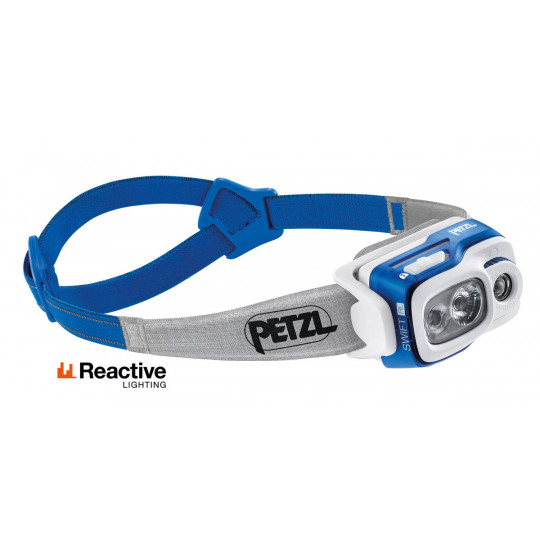 Lampe frontale rechargeable SWIFT RL bleu 900 lumens Petzl