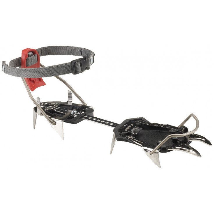 Crampons ski acier 10P TOUR FULL Nanotech CAMP + antibottes Montania