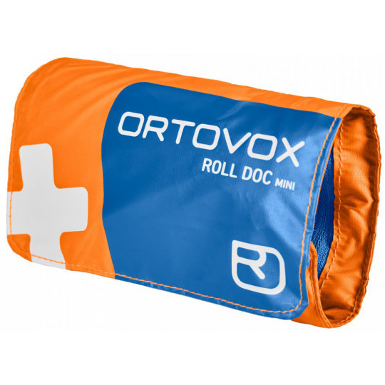 Trousse de secours FIRST AID ROLL DOC MINI bleu-orange Ortovox