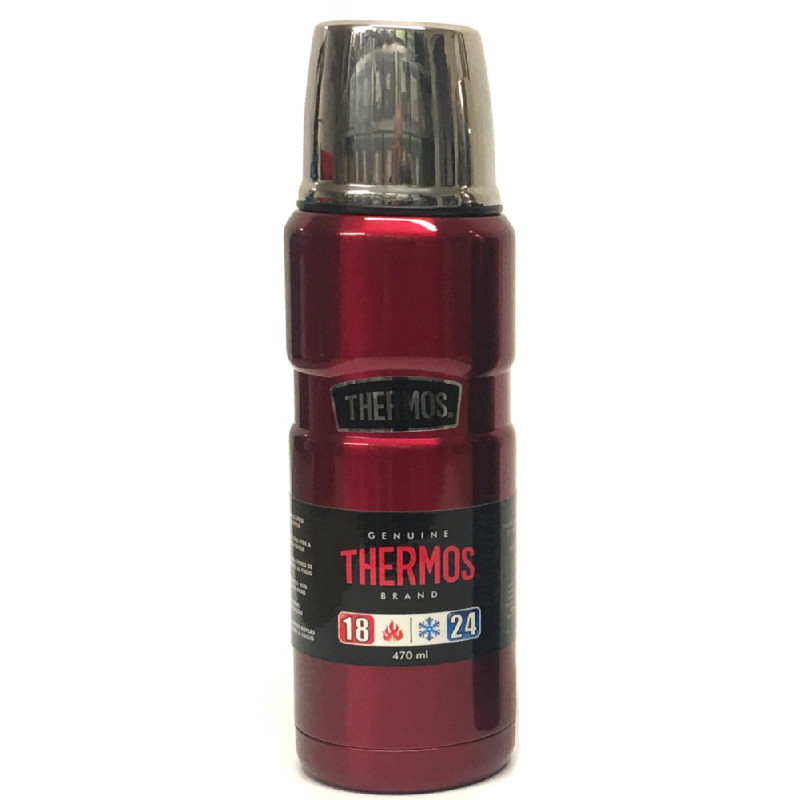 Bouteille THERMOS 470ml KING rouge Thermos Original Montania Sport