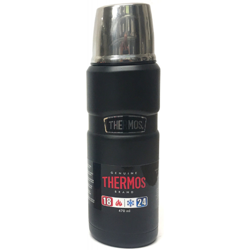 Bouteille THERMOS 470ml KING noirmat Thermos Original Montania Sport