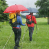 Parapluie randonnée main libre SWING couleur rouge EuroSCHIRM