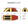 Tente de randonnée NAMMATJ 2 GT green HILLEBERG