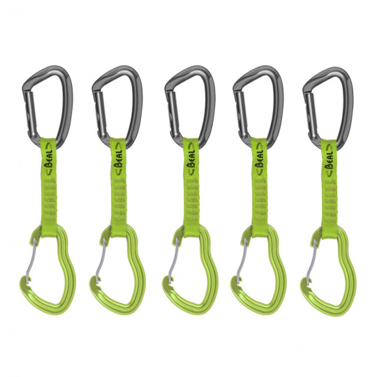 Lot de 5 dégaines escalade ZEST QUICKDRAW 11cm BEAL