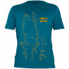 Tee-shirt FLASH RIDERS petrol-camel DirectAlpine